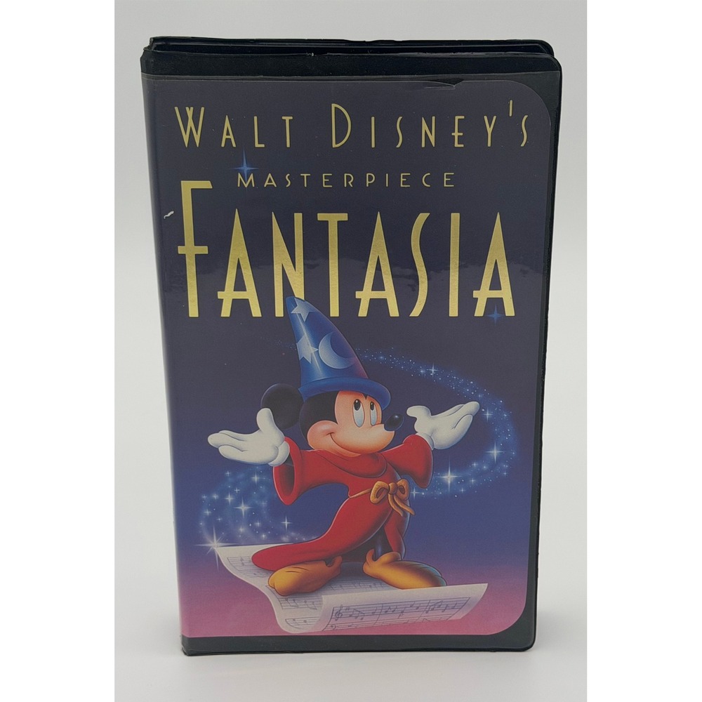 Fantasia‎ VHS 1999 Disney Masterpiece Collection Black Clamshell